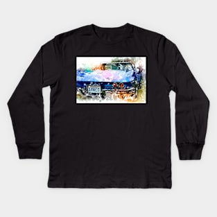 Corvette 1964 - Watercolour Kids Long Sleeve T-Shirt